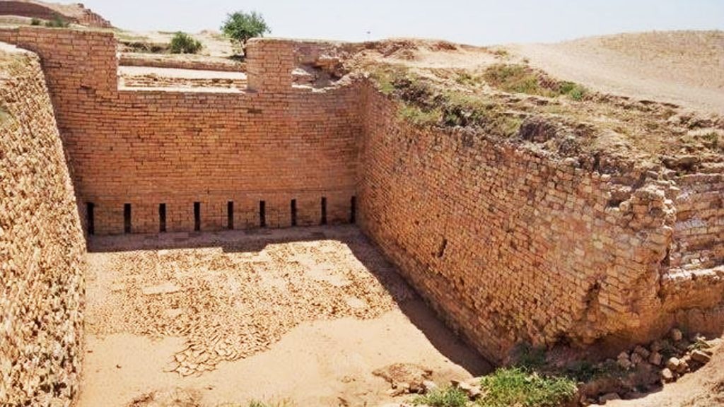 حوضچه تصفیه آب در چغازنبیل